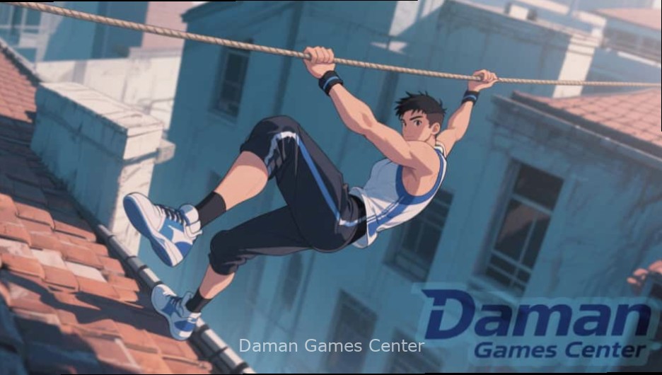 Daman Games Center user distribution map across India showing highest concentration in Uttar Pradesh, Maharashtra and Tamil Nadu