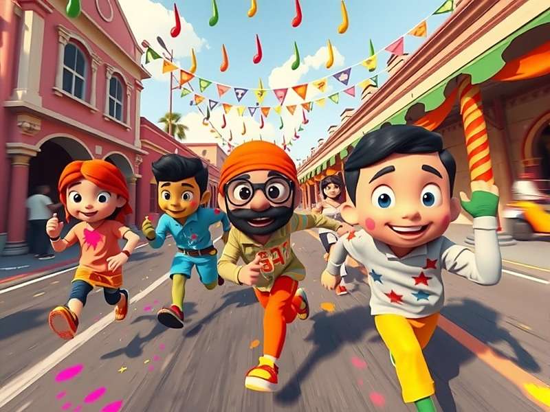 Vibrant Holi Race Vibrant Holi Race