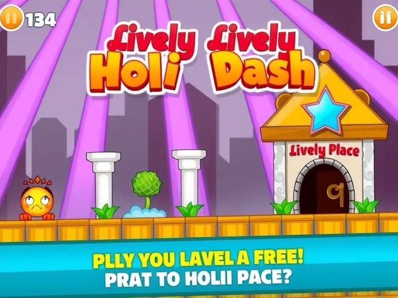 Lively Holi Dash
