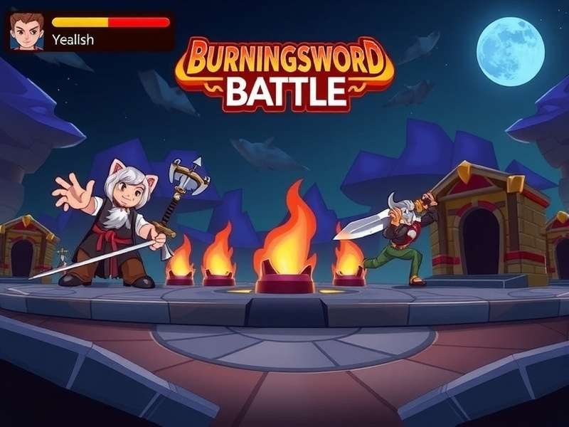 Burning Sword Battle