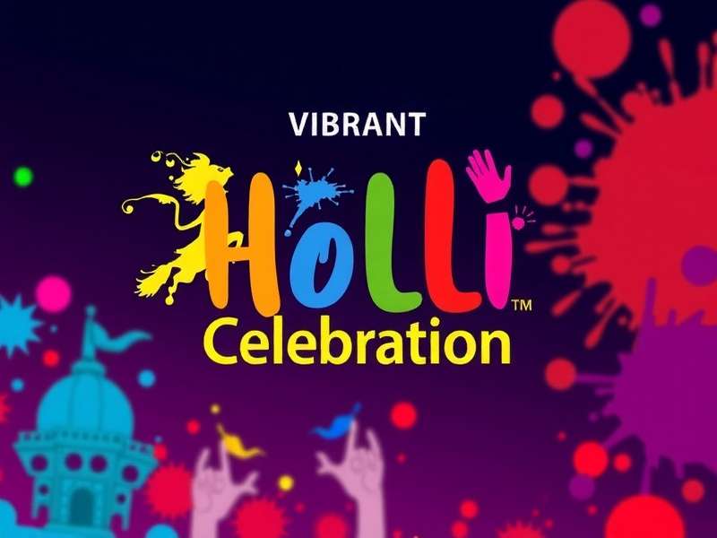 Vibrant Holi Celebration Vibrant Holi Celebration