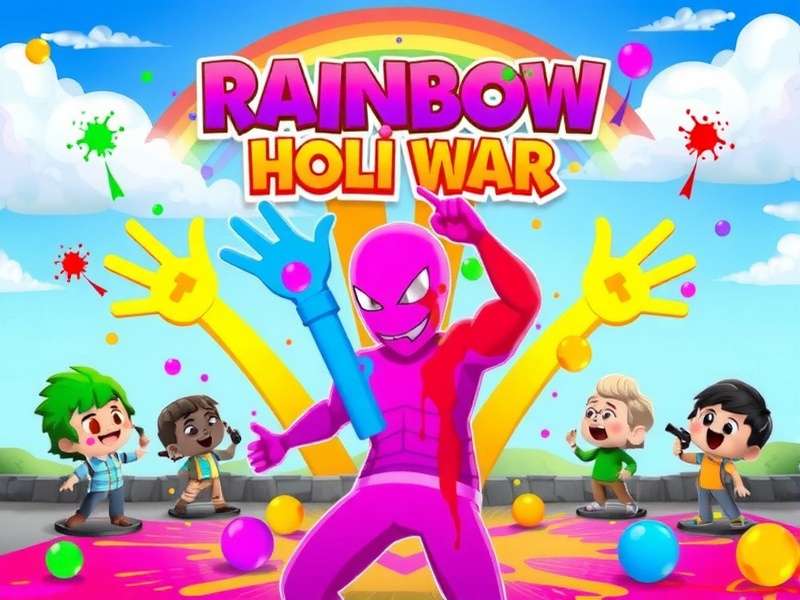 Rainbow Holi War Rainbow Holi War