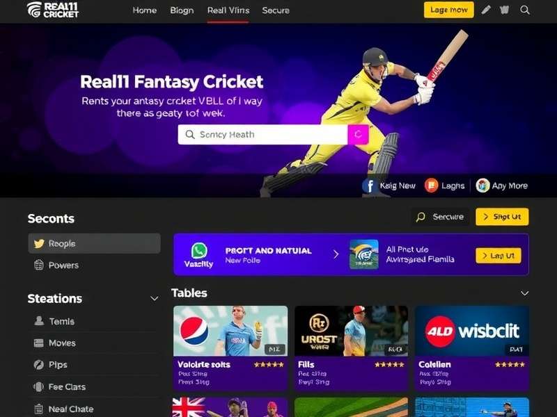 Real11 Fantasy Cricket Real11 Fantasy Cricket