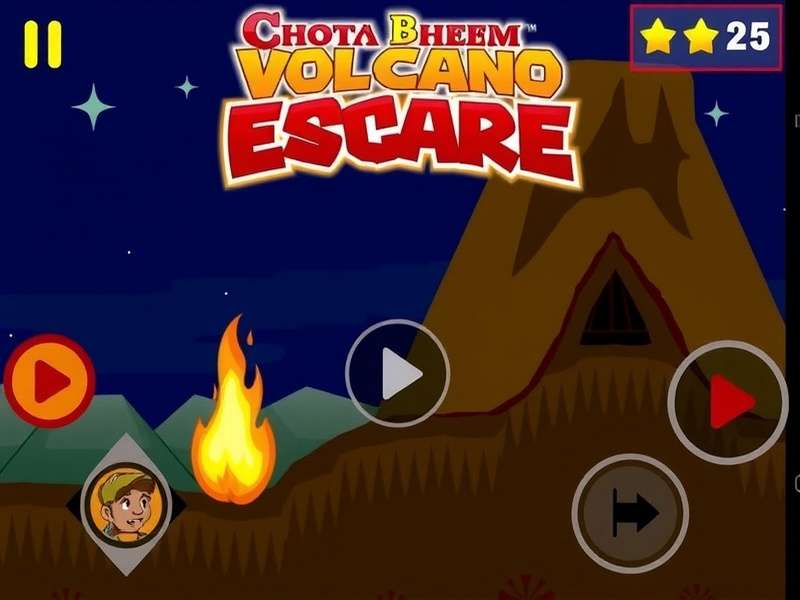 Chhota Bheem Volcano Escape