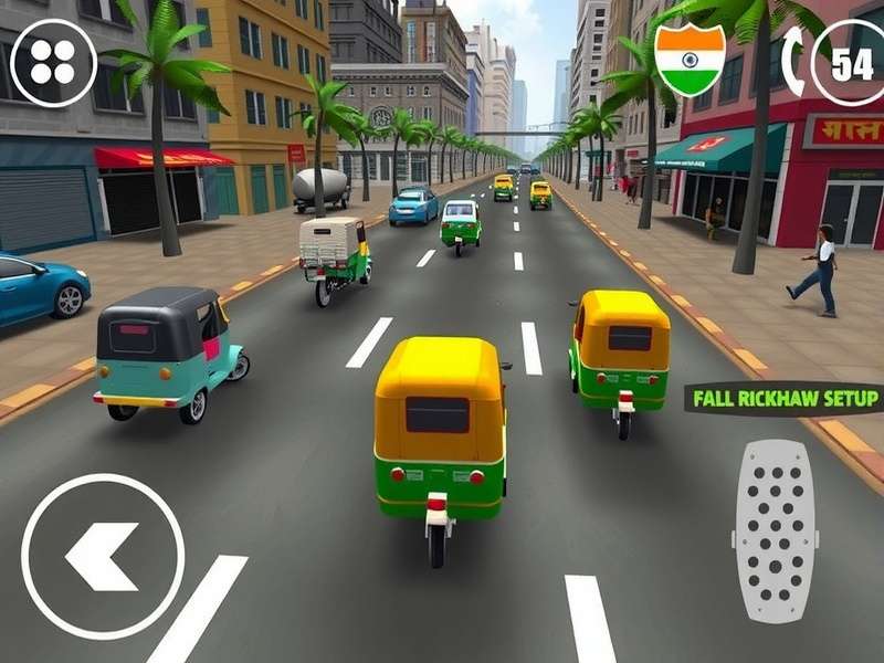 Crossy Rickshaw Race