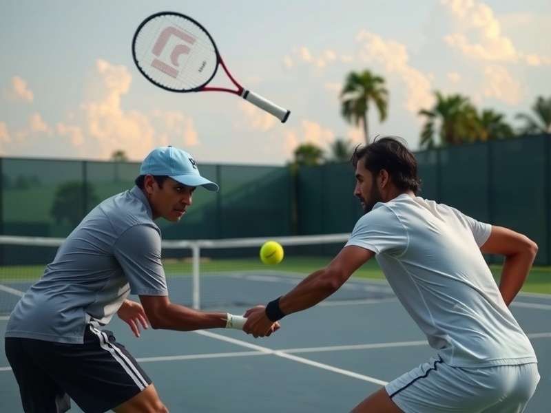 Tennis Clash Fierce Battle