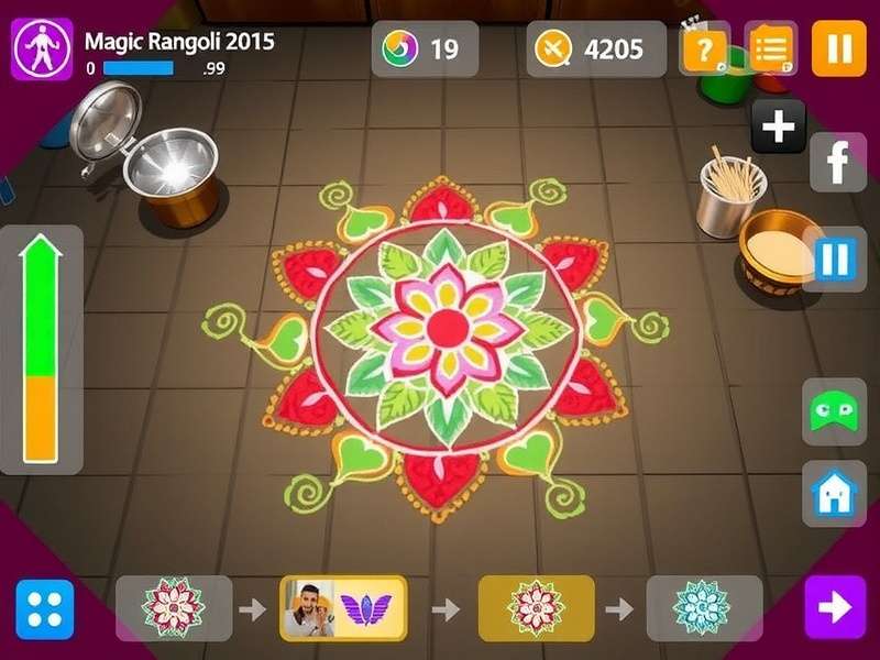 Modern Magic Rangoli