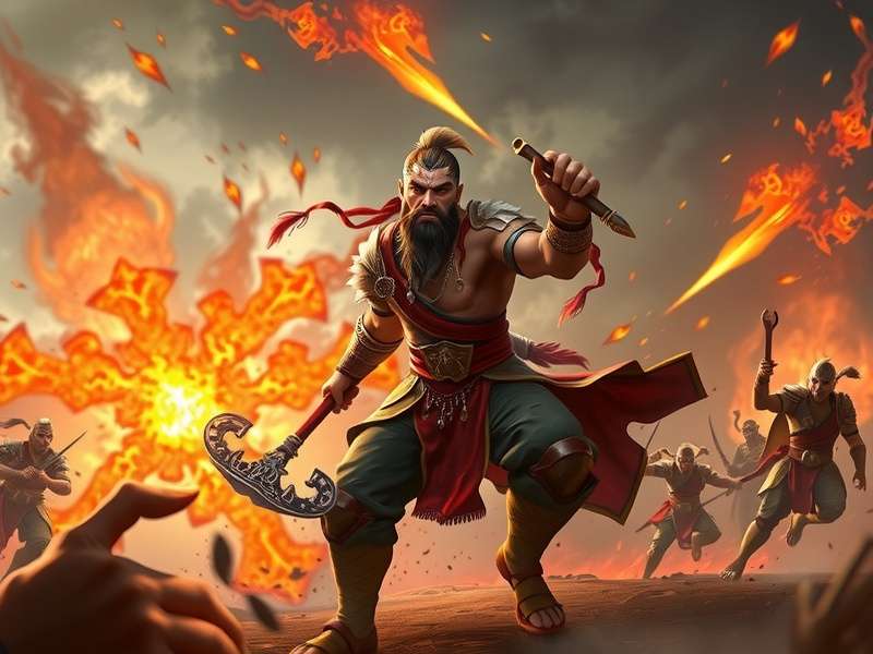 Burning Warrior Fury