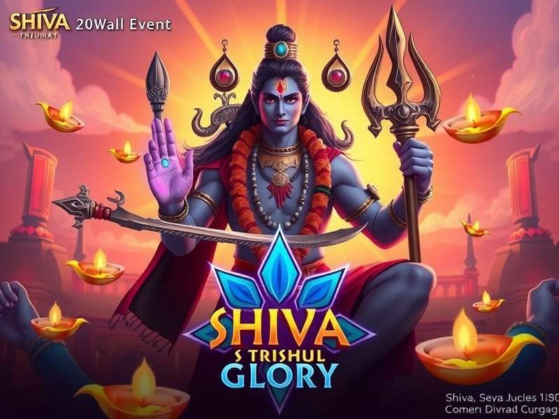 Shiva S Trishul Glory